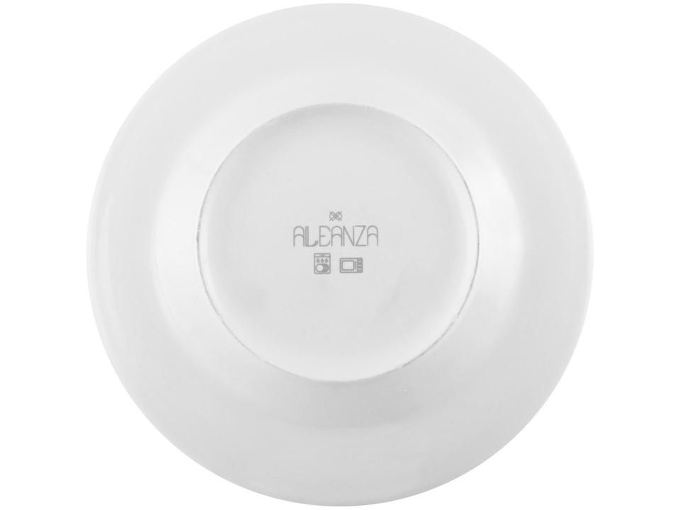 Aparelho de Jantar 12 Peças Alleanza Cerâmica Branco e Preto Redondo Ritz - 7