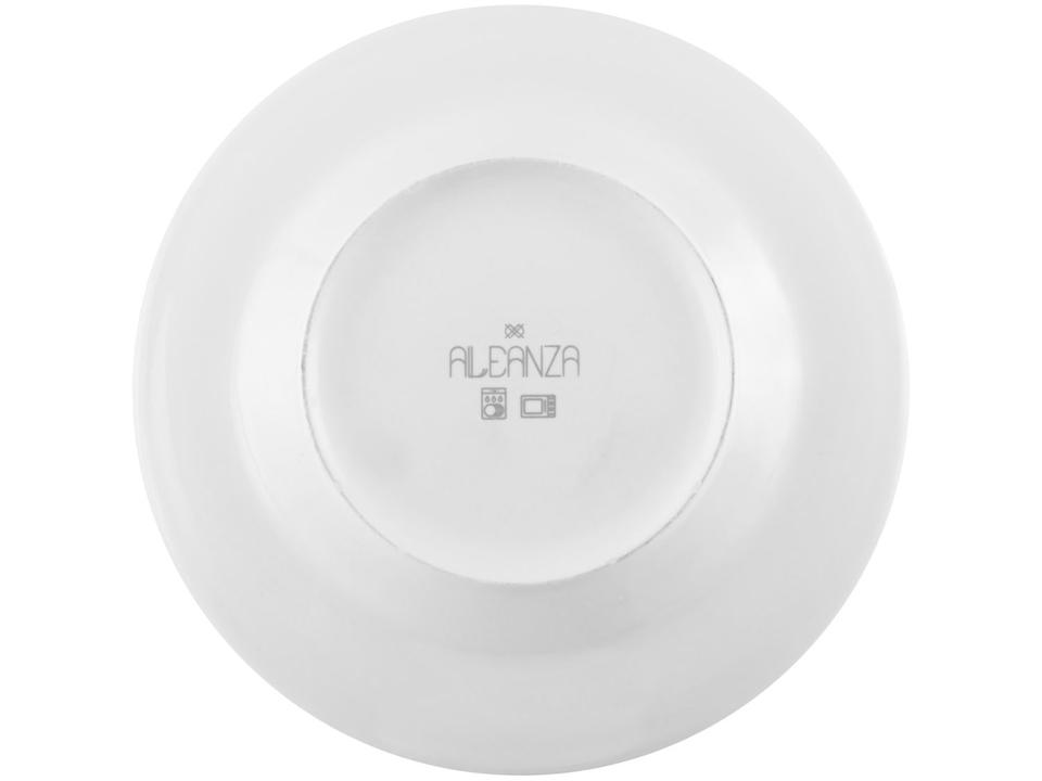 Aparelho de Jantar 12 Peças Alleanza Cerâmica Branco e Preto Redondo Ritz - 7