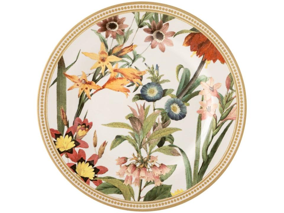 Aparelho de Jantar 12 Peças Alleanza Cerâmica Branco e Verde Água Redondo Bulbo - 3