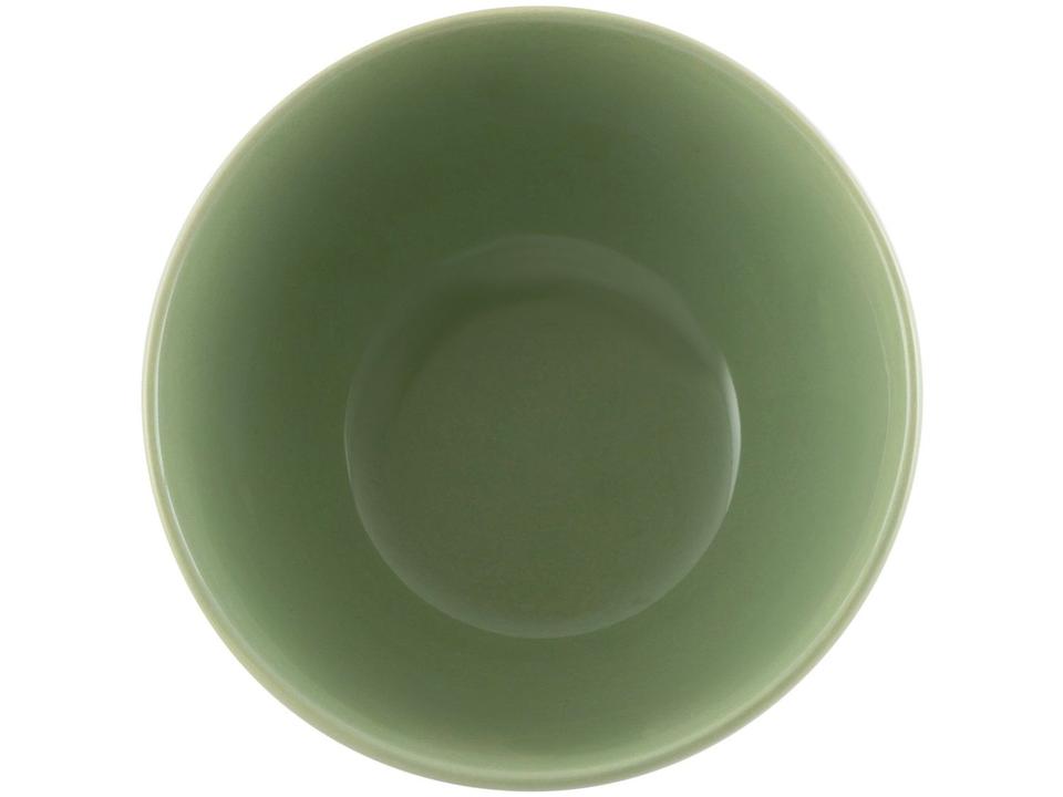 Aparelho de Jantar 12 Peças Alleanza Cerâmica Branco e Verde Água Redondo Bulbo - 9