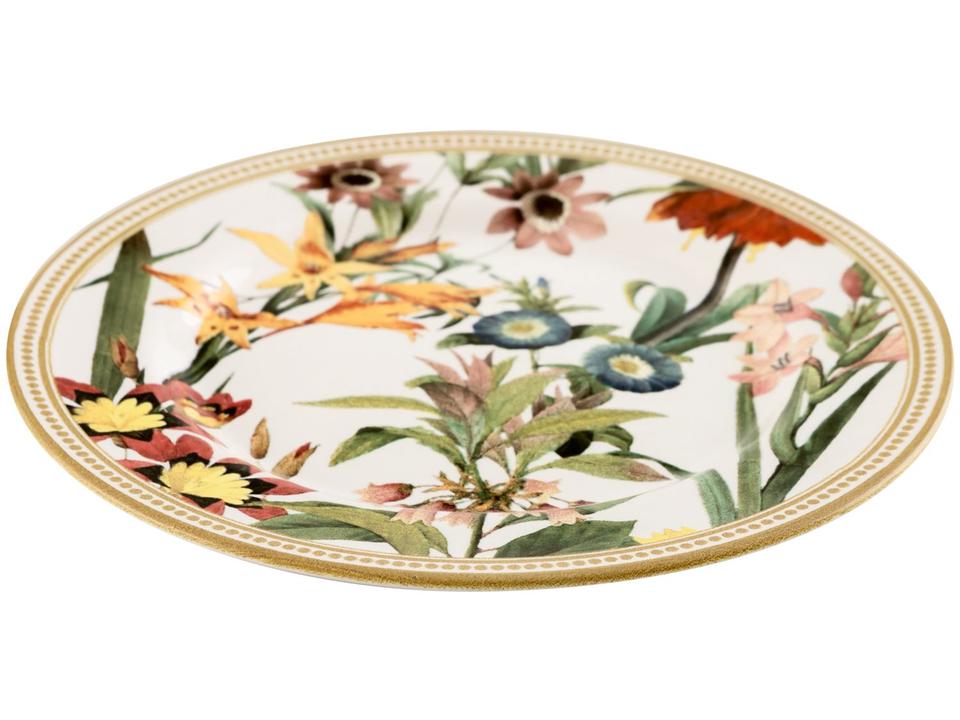 Aparelho de Jantar 12 Peças Alleanza Cerâmica Branco e Verde Água Redondo Bulbo - 4