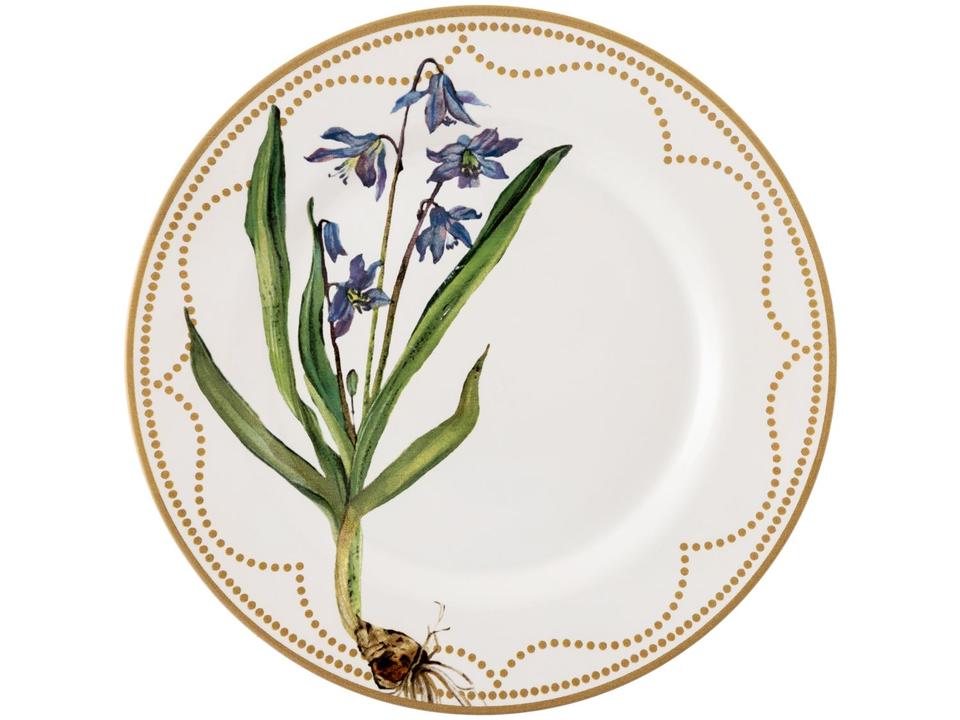 Aparelho de Jantar 12 Peças Alleanza Cerâmica Branco e Verde Água Redondo Bulbo - 5