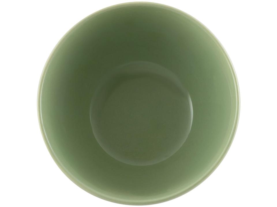 Aparelho de Jantar 12 Peças Alleanza Cerâmica Branco e Verde Água Redondo Bulbo - 9