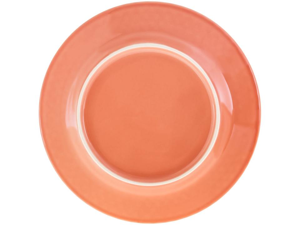 Aparelho de Jantar 12 Peças Scalla Cerâmica Rosa Redondo Escama - 9