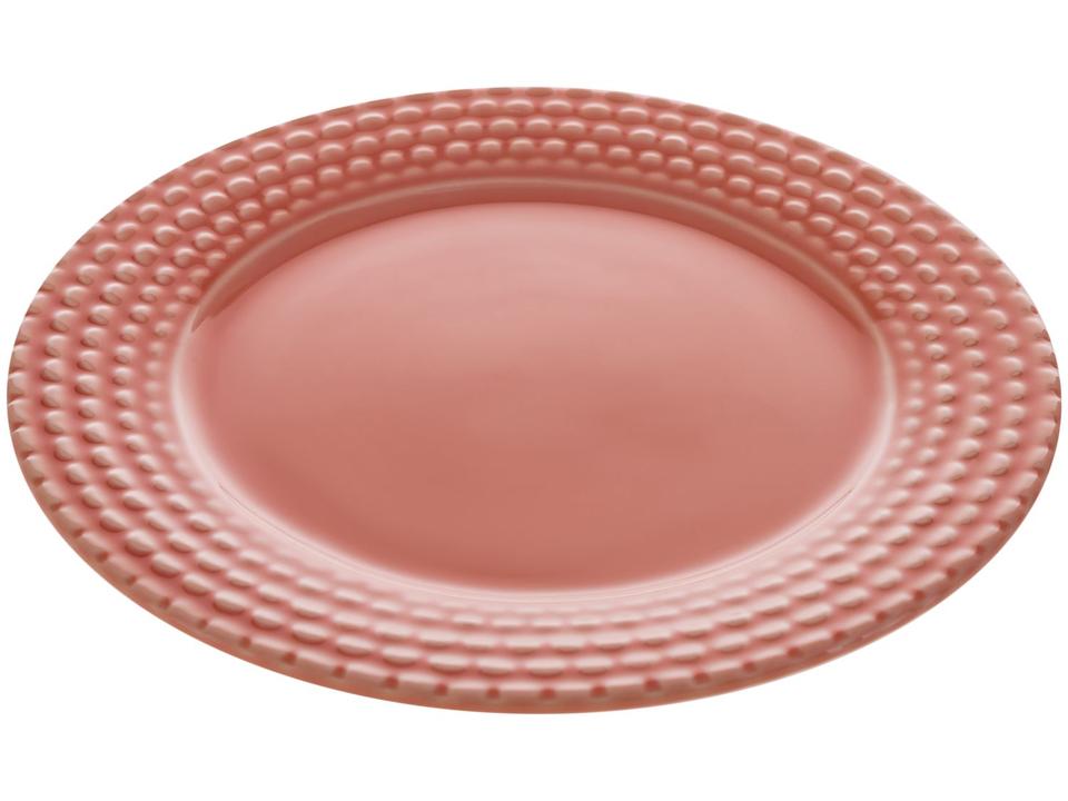 Aparelho de Jantar 12 Peças Scalla Cerâmica Rosa Redondo Escama - 7