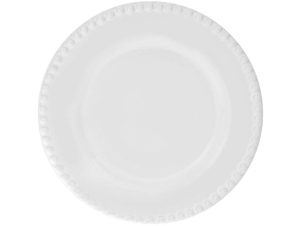 Aparelho de Jantar 16 Peças Cerâmica Scalla - Redondo Branco Bolinha - 4