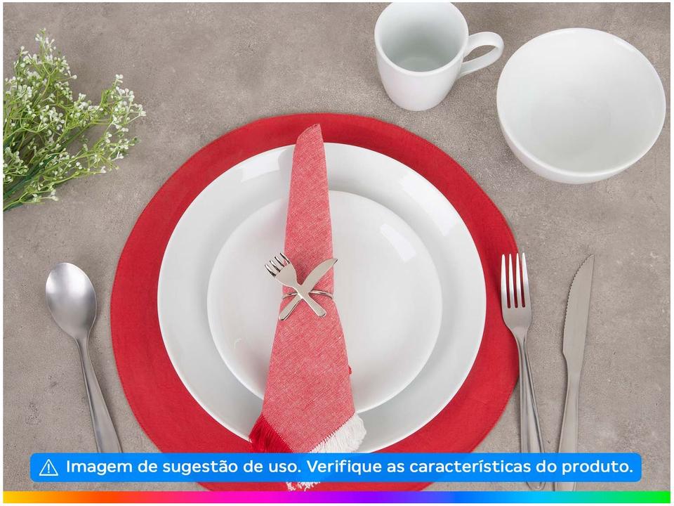 Aparelho de Jantar 16 Peças Schmidt Porcelana - 1