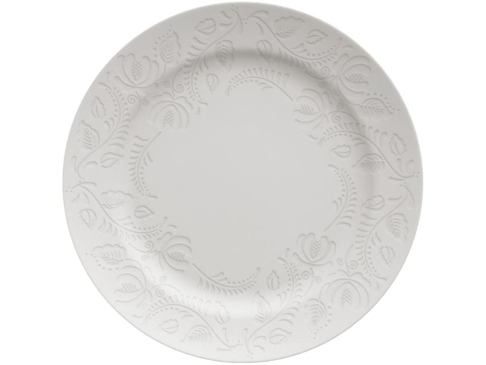 Aparelho de Jantar Chá 20 Peças Germer Porcelana - Redondo Branco Folk - 3