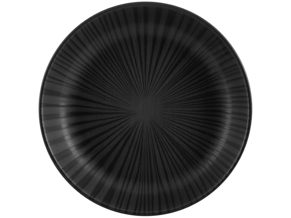 Aparelho de Jantar Chá 20 Peças Oxford Redondo Cerâmica Preta Onix - 3