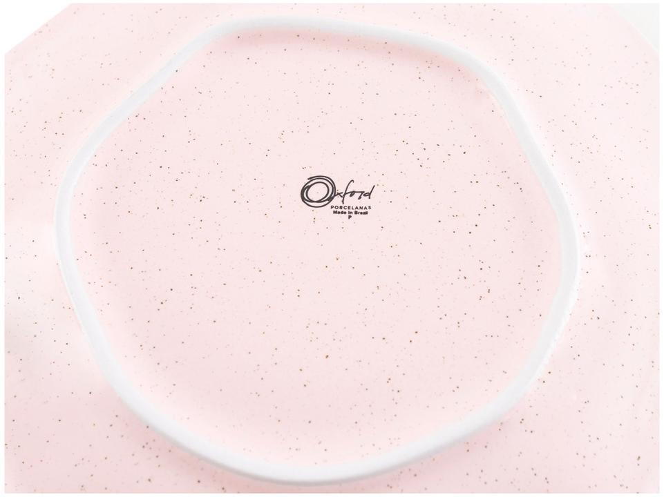 Aparelho de Jantar Chá 20 Peças Oxford Redondo Porcelana Rosa Pink Sand - 8