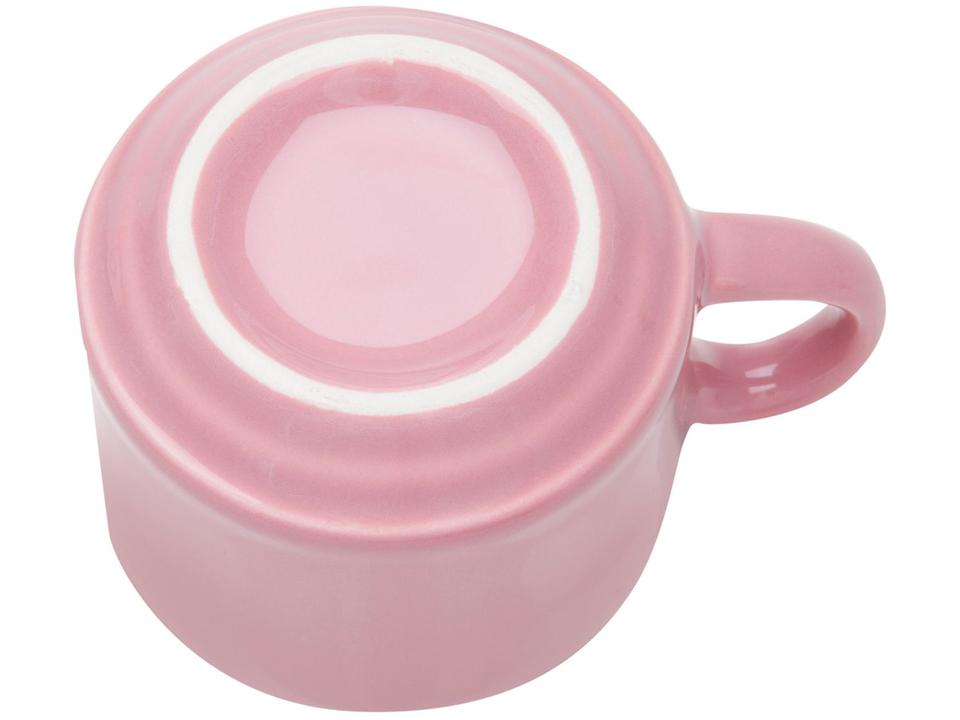 Aparelho de Jantar Chá 30 Peças Biona - Cerâmica Redondo Rosa Donna AE30-5160 - 10