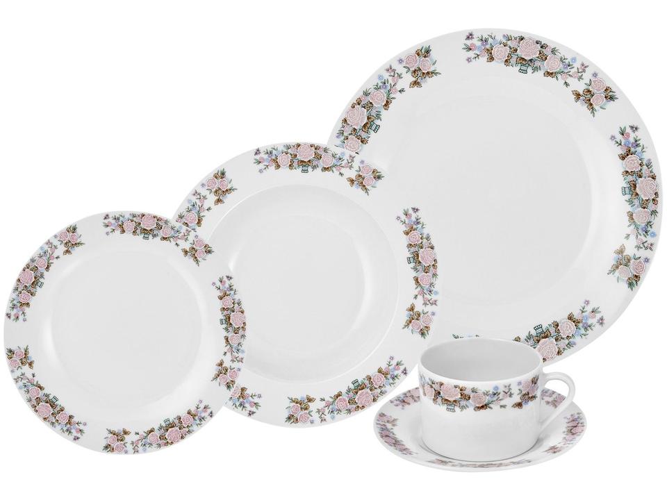 Aparelho de Jantar Chá e Café 30 Peças Hauskraft Porcelana Andrea - 1