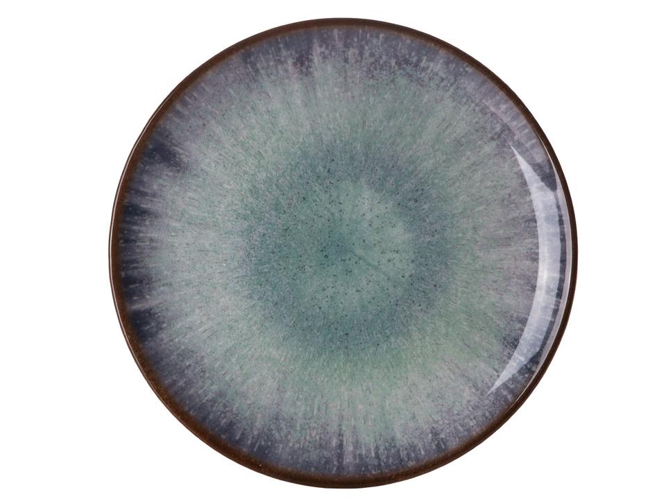 Aparelho de Jantar e Chá 20 Peças Alleanza Redondo Cerâmica Faiança Azul Tye Dye - 3