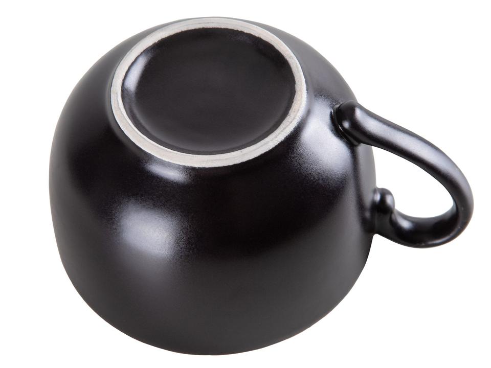 Aparelho de Jantar e Chá 20 Peças Alleanza Redondo Cerâmica Faiança Azul Tye Dye - 7