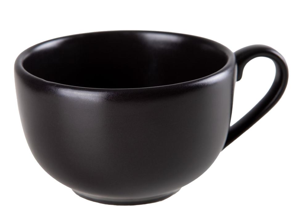 Aparelho de Jantar e Chá 20 Peças Alleanza Redondo Cerâmica Faiança Branco e Azul Istambul - 7