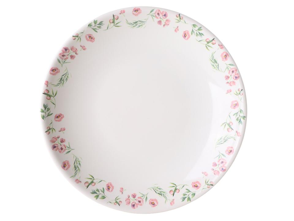 Aparelho de Jantar e Chá 20 Peças Alleanza Redondo Cerâmica Faiança Rosa - 3