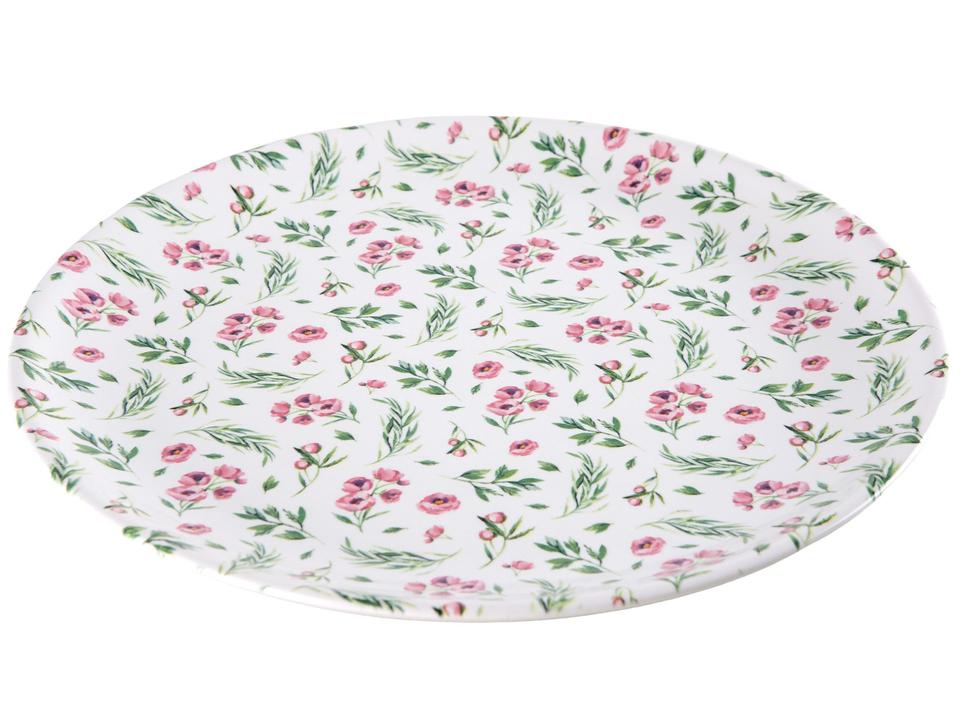 Aparelho de Jantar e Chá 20 Peças Alleanza Redondo Cerâmica Faiança Rosa - 6