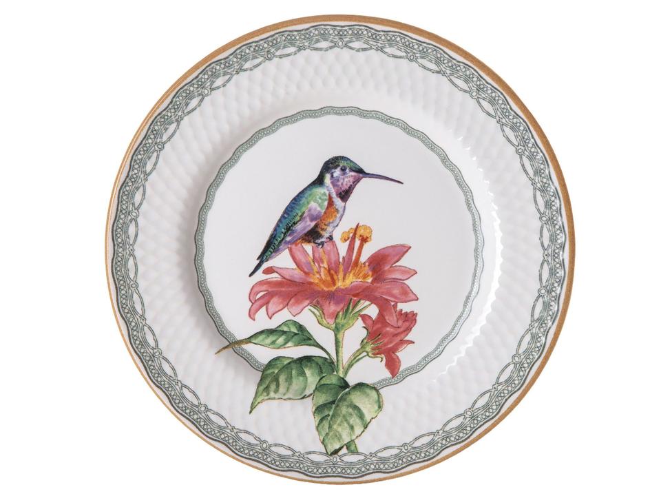 Aparelho de Jantar e Chá 20 Peças Alleanza Redondo Cerâmica Faiança Verde Olívia - 5