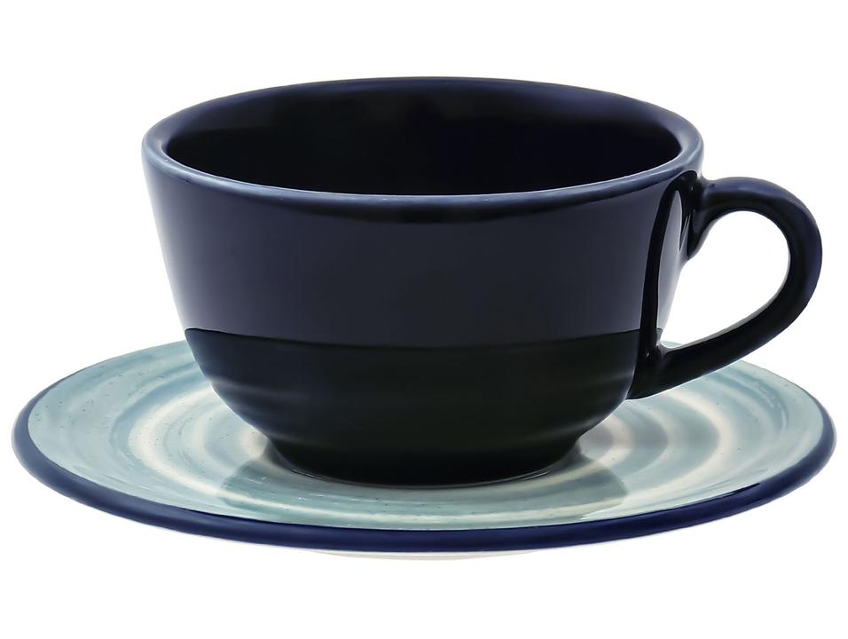 Aparelho de Jantar e Chá 20 Peças Oxford Daily Redondo Azul Unni Oceânica - 4