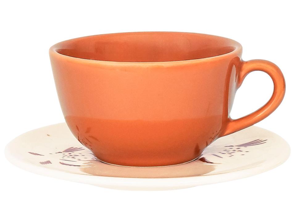 Aparelho de Jantar e Chá 20 Peças Oxford Daily Redondo de Cerâmica Unni Orquídea - 5