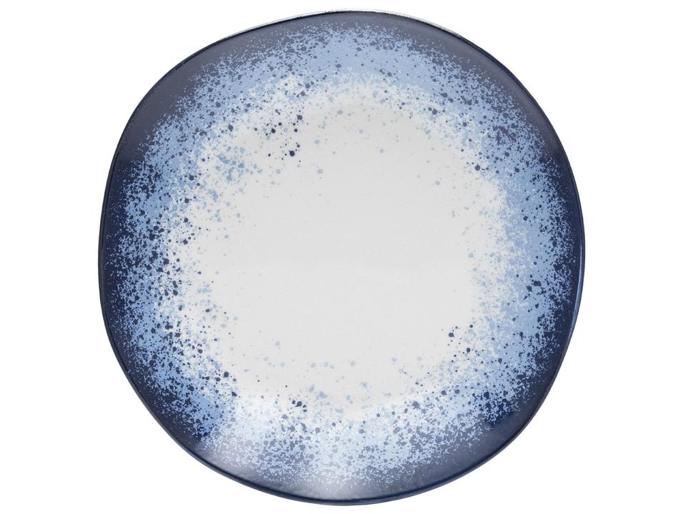 Aparelho de Jantar e Chá 20 Peças Oxford de Porcelana Azul Ryo Galápagos - 4