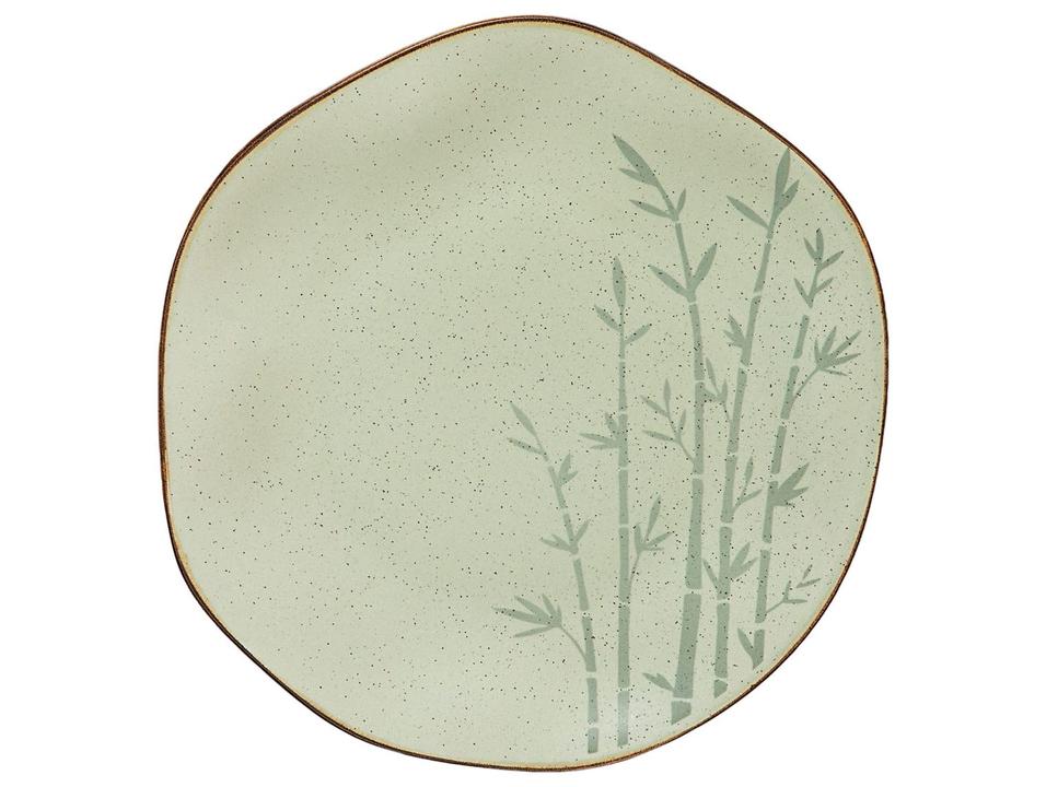Aparelho de Jantar e Chá 20 Peças Oxford de Porcelana Verde Ryo Bambu - 1