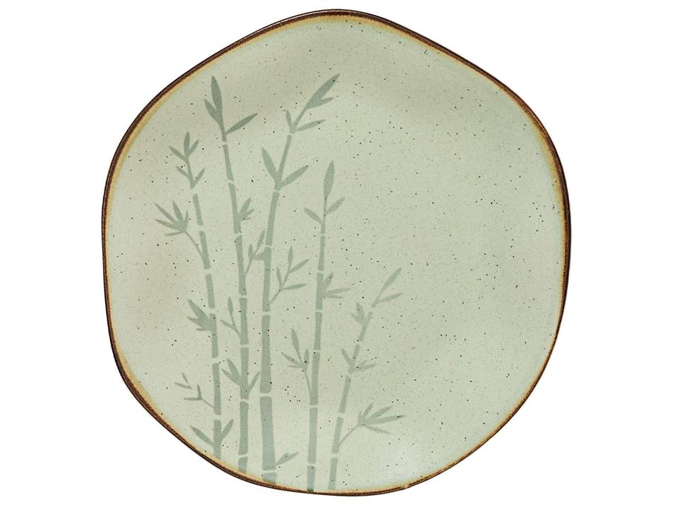 Aparelho de Jantar e Chá 20 Peças Oxford de Porcelana Verde Ryo Bambu - 3