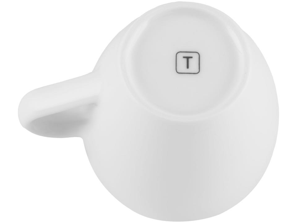 Aparelho de Jantar e Chá 20 Peças Tramontina de Porcelana Branco Redondo Silvia - 14