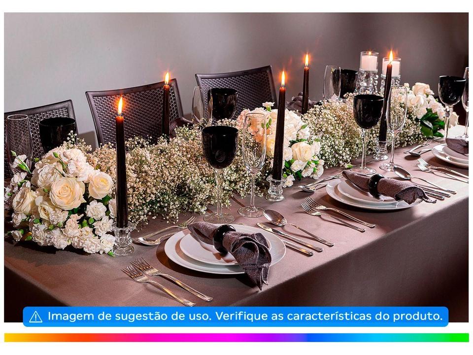 Aparelho de Jantar e Chá 20 Peças Tramontina de Porcelana Branco Redondo Silvia - 5