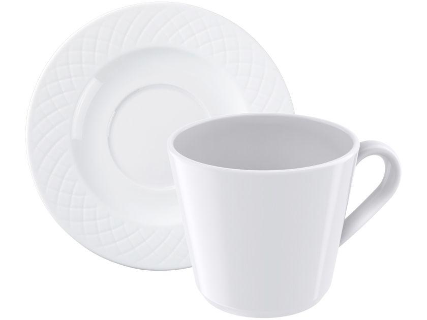 Aparelho de Jantar e Chá 20 Peças Tramontina Porcelana Branco Redondo Ingrid - 5