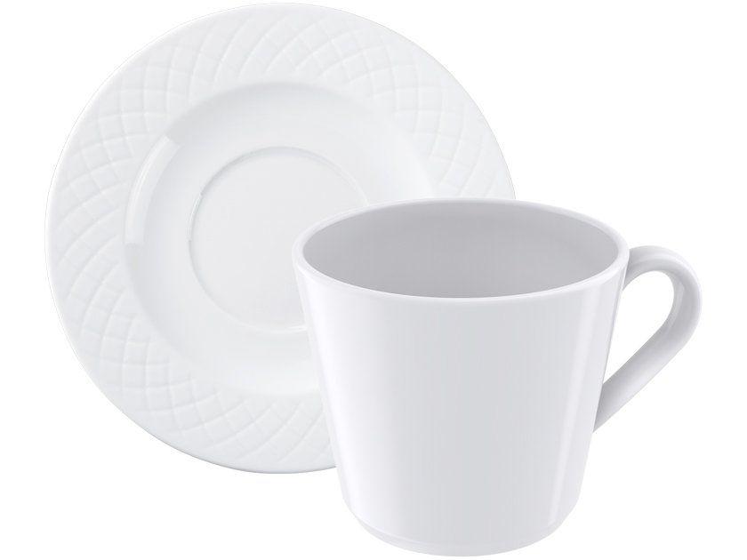 Aparelho de Jantar e Chá 20 Peças Tramontina Porcelana Branco Redondo Ingrid - 5