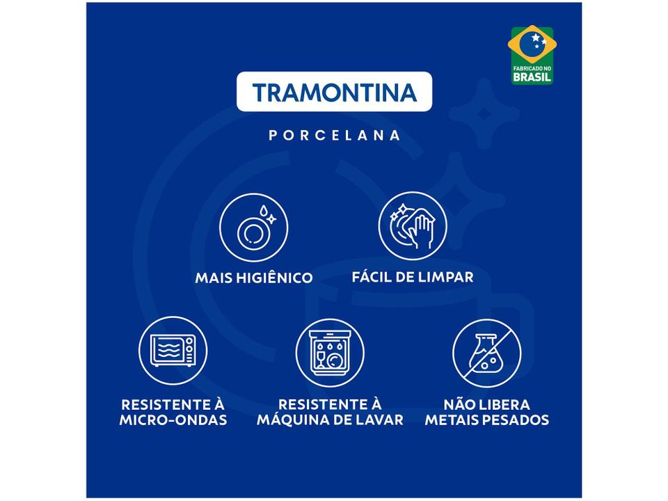 Aparelho de Jantar e Chá 20 Peças Tramontina - 10