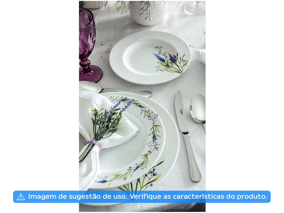 Aparelho de Jantar e Chá 20 Peças Tramontina Redondo de Porcelana Branco Lilla 96589052 - 2