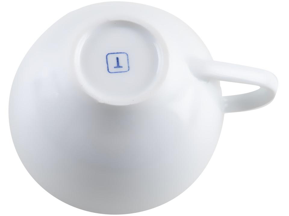 Aparelho de Jantar e Chá 20 Peças Tramontina Redondo de Porcelana Branco Magnólia 96589034 - 14