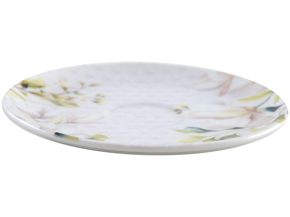 Aparelho de Jantar e Chá 20 Peças Tramontina Redondo de Porcelana Branco Magnólia 96589034 - 9