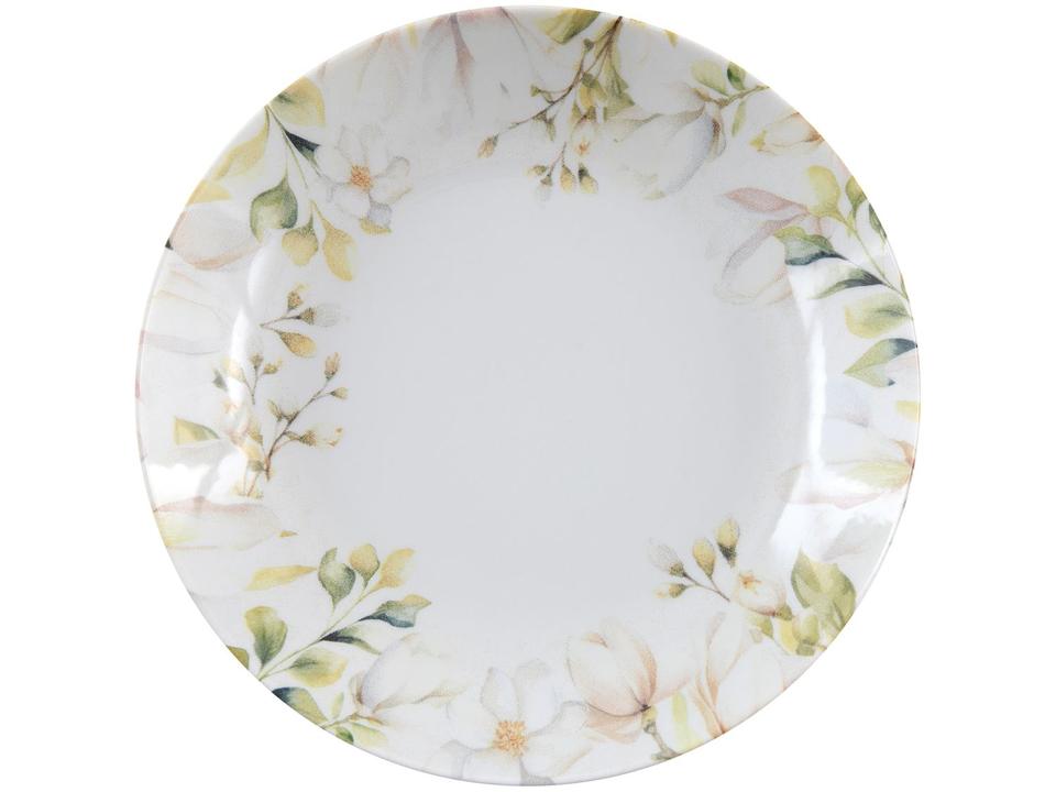 Aparelho de Jantar e Chá 20 Peças Tramontina Redondo de Porcelana Branco Magnólia 96589034 - 4