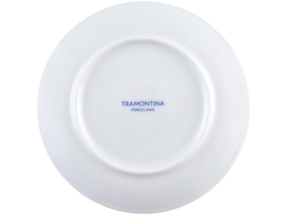 Aparelho de Jantar e Chá 20 Peças Tramontina Redondo de Porcelana Branco Magnólia 96589034 - 5