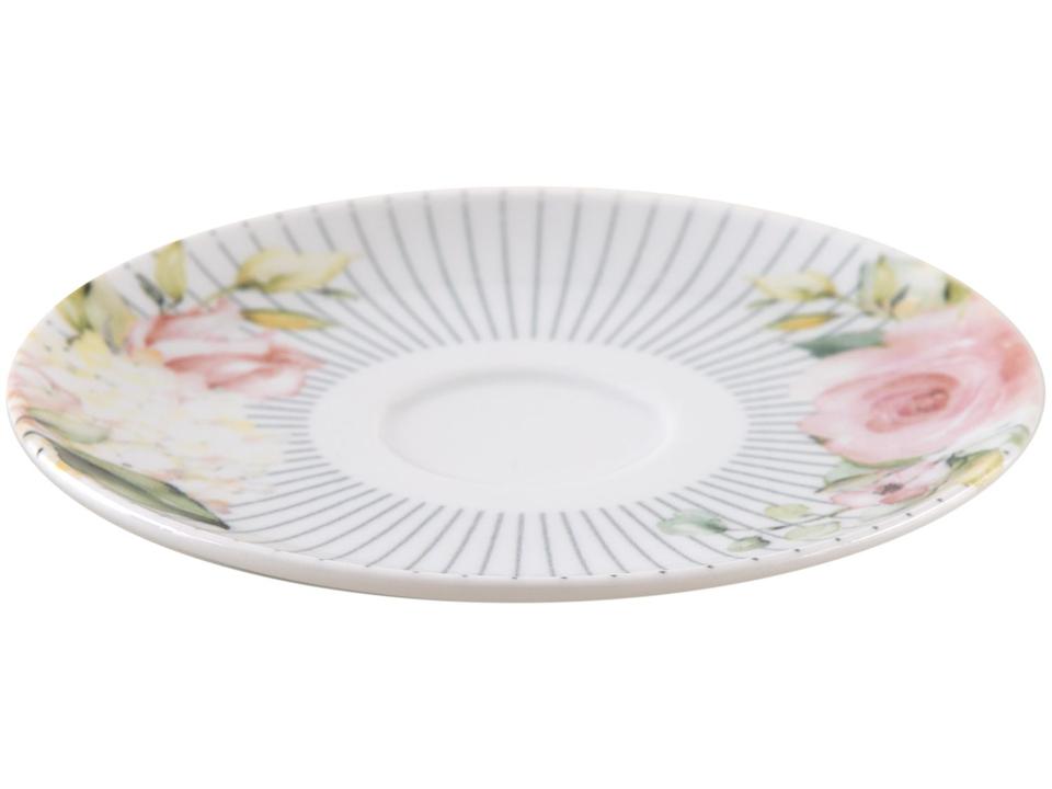Aparelho de Jantar e Chá 20 Peças Tramontina Redondo de Porcelana Branco Ornatta 96589050 - 5
