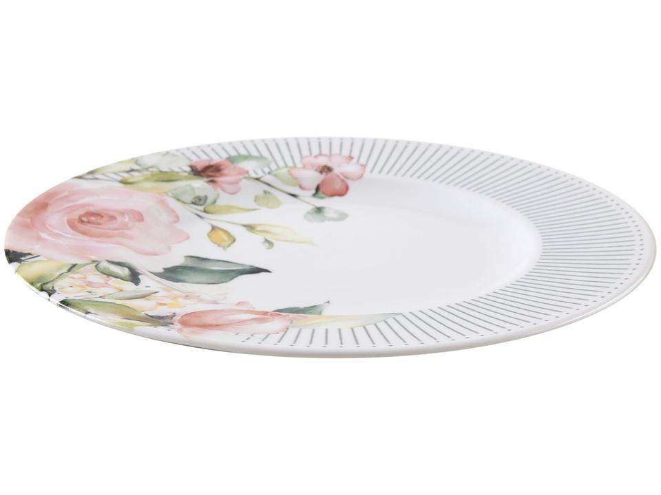 Aparelho de Jantar e Chá 20 Peças Tramontina Redondo de Porcelana Branco Ornatta 96589050 - 12