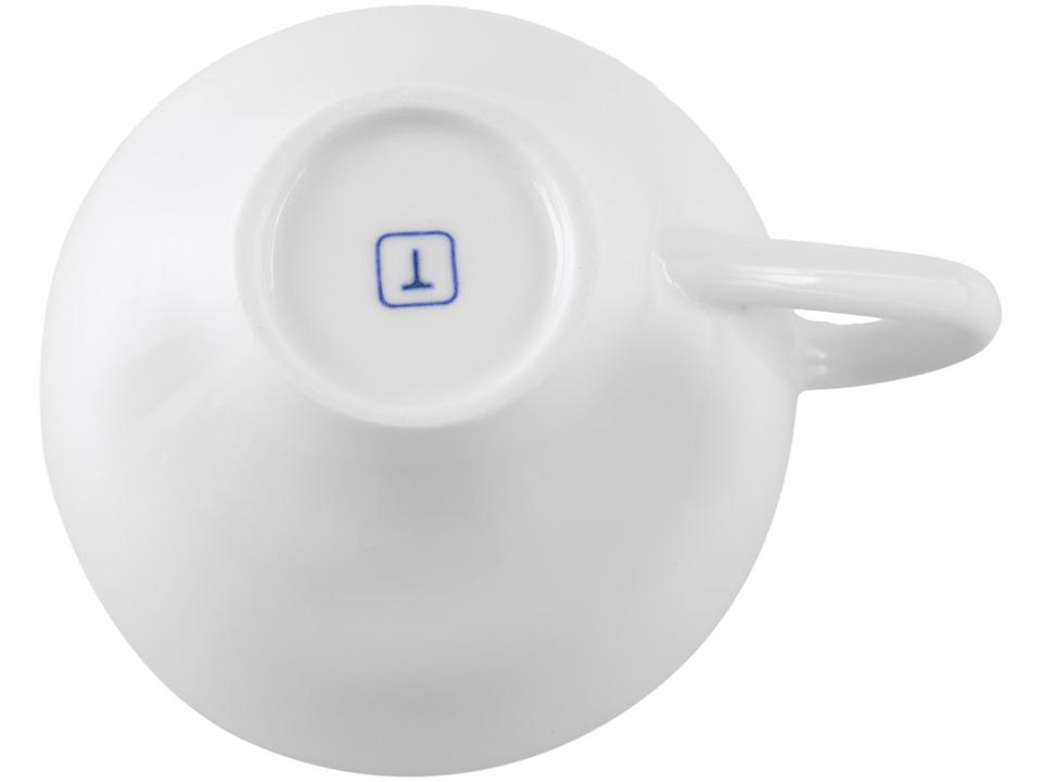 Aparelho de Jantar e Chá 20 Peças Tramontina Redondo de Porcelana Branco Ornatta 96589050 - 14
