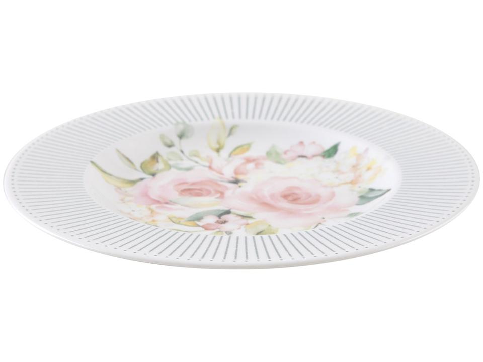 Aparelho de Jantar e Chá 20 Peças Tramontina Redondo de Porcelana Branco Ornatta 96589050 - 7