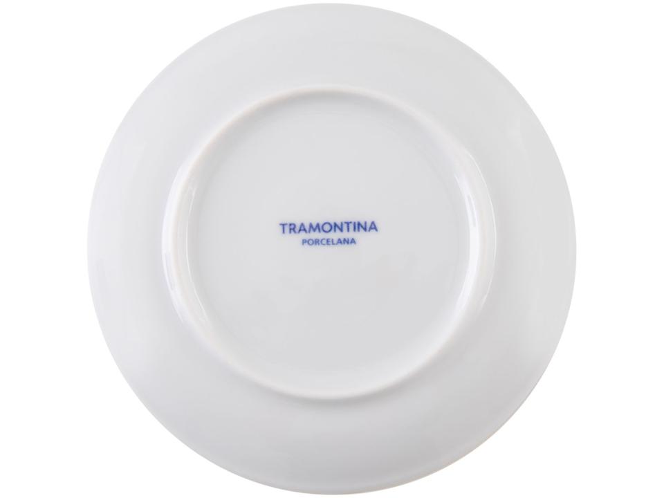 Aparelho de Jantar e Chá 20 Peças Tramontina Redondo de Porcelana Branco Ornatta 96589050 - 10