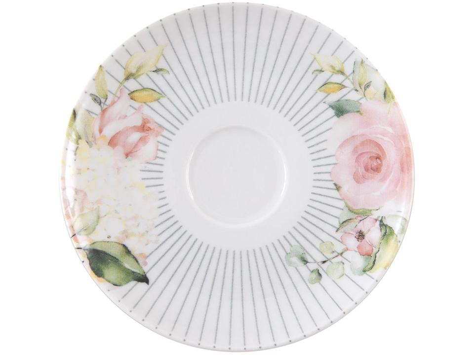 Aparelho de Jantar e Chá 20 Peças Tramontina Redondo de Porcelana Branco Ornatta 96589050 - 4