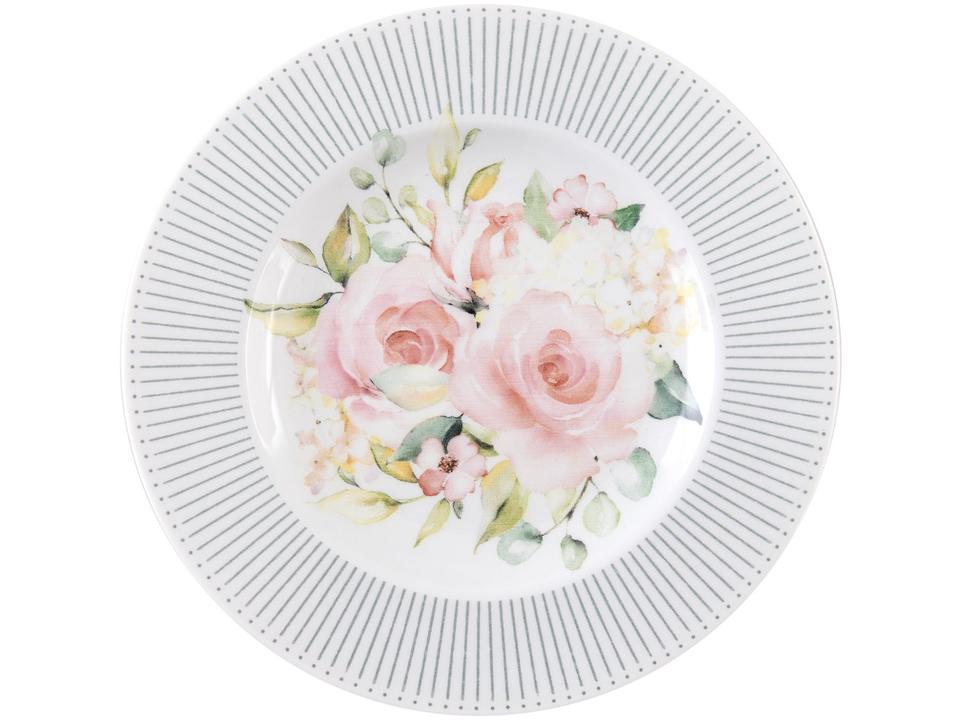 Aparelho de Jantar e Chá 20 Peças Tramontina Redondo de Porcelana Branco Ornatta 96589050 - 8