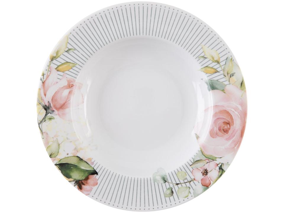 Aparelho de Jantar e Chá 20 Peças Tramontina Redondo de Porcelana Branco Ornatta 96589050 - 6