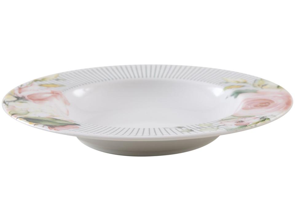Aparelho de Jantar e Chá 20 Peças Tramontina Redondo de Porcelana Branco Ornatta 96589050 - 11