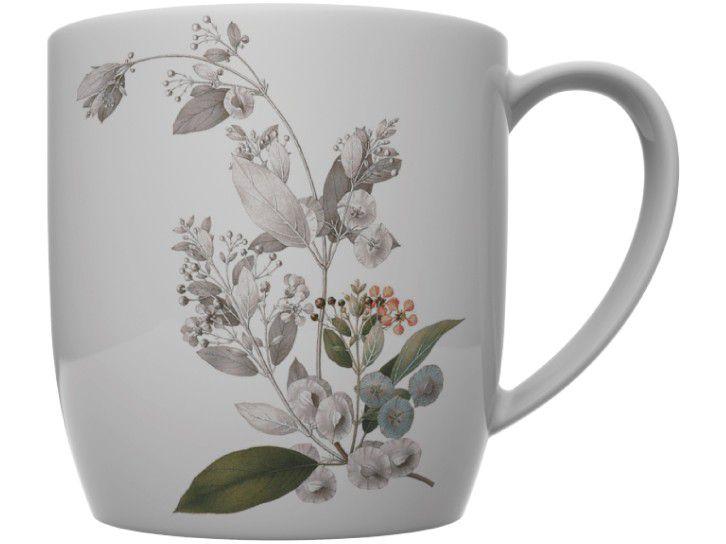 Aparelho de Jantar Jogo de Chá 16 Peças Germer - Porcelanas Redondo Bela Botânica Capri - 4