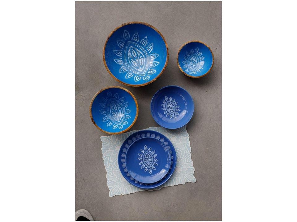 Aparelho de Jantar Mandacaru Martha Medeiros Céu 12 Peças - 7