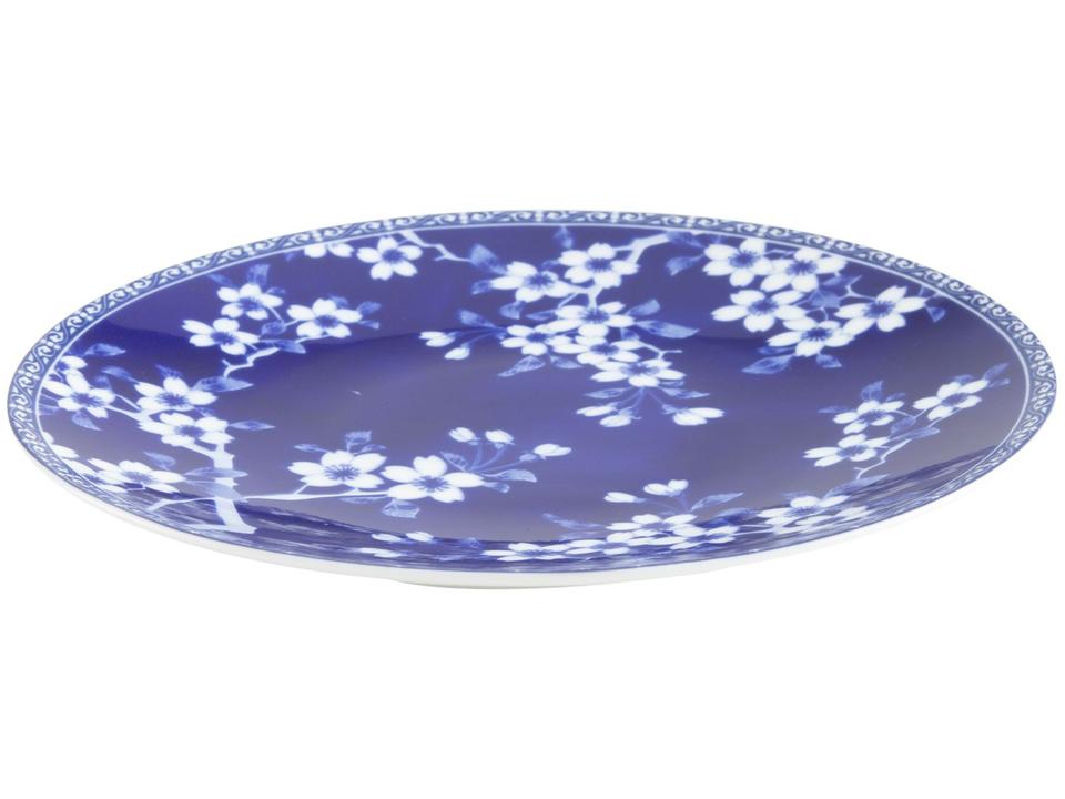 Aparelho de Jantar Sobremesa e Chá 20 Peças Tramontina de Porcelana Azul Redondo Umeko - 7