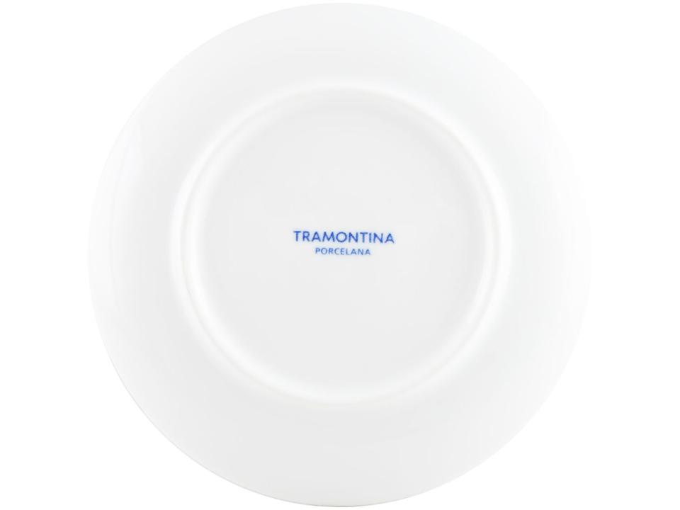 Aparelho de Jantar Sobremesa e Chá 20 Peças Tramontina de Porcelana Azul Redondo Umeko - 9